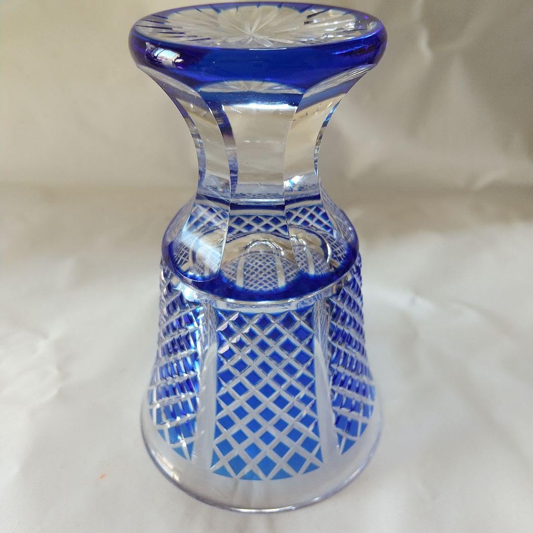 薩摩切子 紗綾切子 青被せ高杯 矢来紋 m97789283421_1.jpg?1675335452